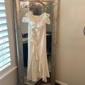 Likely Miller Dress Off The Shoulder White - image 1